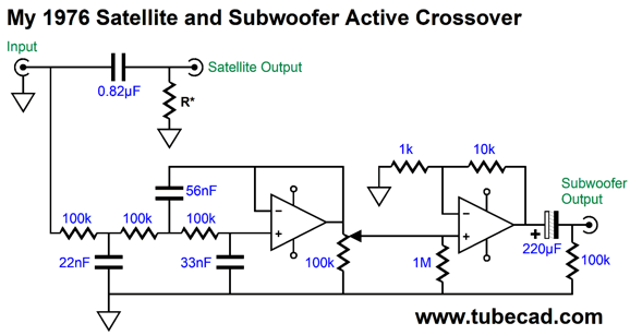 Low pass clearance crossover subwoofer